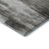 5' X 8' Gray And Ivory Abstract Washable Area Rug With UV Protection