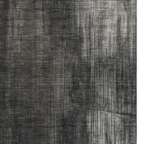 5' X 8' Gray And Ivory Abstract Washable Area Rug With UV Protection
