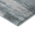 5' X 8' Teal And Ivory Abstract Washable Area Rug With UV Protection