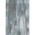 5' X 8' Teal And Ivory Abstract Washable Area Rug With UV Protection