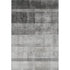 5' X 8' Gray And Ivory Abstract Washable Area Rug With UV Protection