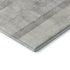 8' Taupe And Ivory Abstract Washable Round Rug With UV Protection
