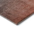 8' X 10' Teal And Rust Ombre Washable Area Rug With UV Protection