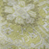 9' X 12' Fern Green And Ivory Oriental Washable Area Rug With UV Protection