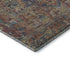 9' X 12' Red And Blue Medallion Distressed Washable Area Rug With UV Protection