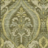 9' X 12' Green And Ivory Floral Washable Area Rug With UV Protection