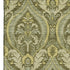 9' X 12' Green And Ivory Floral Washable Area Rug With UV Protection