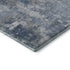 5' X 8' Blue And Ivory Abstract Washable Area Rug With UV Protection