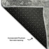 5' X 8' Gray And Ivory Abstract Washable Area Rug With UV Protection