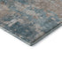 8' X 10' Teal And Ivory Abstract Washable Area Rug With UV Protection
