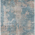 8' X 10' Teal And Ivory Abstract Washable Area Rug With UV Protection