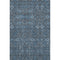 9' X 12' Blue And Ivory Tribal Washable Area Rug With UV Protection