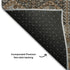 9' X 12' Chocolate And Gray Tribal Washable Area Rug With UV Protection
