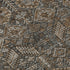9' X 12' Chocolate And Gray Tribal Washable Area Rug With UV Protection