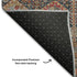 9' X 12' Red Gold And Gray Tribal Washable Area Rug With UV Protection