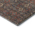 9' X 12' Red Gold And Gray Tribal Washable Area Rug With UV Protection