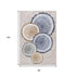 9' X 12' Beige Blue And Ivory Woodland Lodge Washable Area Rug With UV Protection