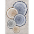 9' X 12' Beige Blue And Ivory Woodland Lodge Washable Area Rug With UV Protection