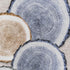 9' X 12' Beige Blue And Ivory Woodland Lodge Washable Area Rug With UV Protection