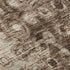 9' X 12' Chocolate And Beige Ikat Washable Area Rug With UV Protection