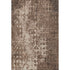 9' X 12' Chocolate And Beige Ikat Washable Area Rug With UV Protection
