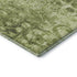9' X 12' Olive Green And Ivory Ikat Washable Area Rug With UV Protection