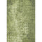 9' X 12' Olive Green And Ivory Ikat Washable Area Rug With UV Protection