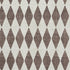 9' X 12' Brown And Ivory Diamond Washable Area Rug With UV Protection