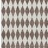 9' X 12' Brown And Ivory Diamond Washable Area Rug With UV Protection