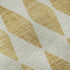 9' X 12' Gold And Ivory Diamond Washable Area Rug With UV Protection