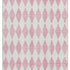 9' X 12' Pink And Ivory Diamond Washable Area Rug With UV Protection