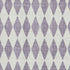 9' X 12' Purple And Ivory Diamond Washable Area Rug With UV Protection
