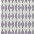 9' X 12' Purple And Ivory Diamond Washable Area Rug With UV Protection