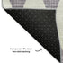9' X 12' Purple And Ivory Diamond Washable Area Rug With UV Protection