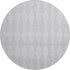 9' X 12' Pewter And Ivory Diamond Washable Area Rug With UV Protection