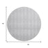 9' X 12' Pewter And Ivory Diamond Washable Area Rug With UV Protection