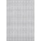 9' X 12' Pewter And Ivory Diamond Washable Area Rug With UV Protection