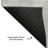 9' X 12' Pewter And Ivory Diamond Washable Area Rug With UV Protection