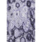 5' X 8' Purple And Ivory Abstract Washable Area Rug With UV Protection
