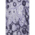 5' X 8' Purple And Ivory Abstract Washable Area Rug With UV Protection