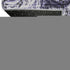 8' Purple And Ivory Abstract Washable Round Rug With UV Protection