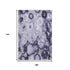 9' X 12' Purple And Ivory Abstract Washable Area Rug With UV Protection