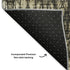 9' X 12' Black And Beige Moroccan Washable Area Rug With UV Protection