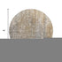 8' Beige And Gray Abstract Washable Round Rug With UV Protection