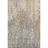 9' X 12' Beige And Gray Abstract Washable Area Rug With UV Protection