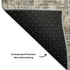 9' X 12' Beige And Gray Abstract Washable Area Rug With UV Protection