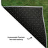 9' X 12' Blush And Green Ombre Washable Area Rug With UV Protection