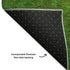8' X 10' Terra Cotta And Green Ombre Washable Area Rug With UV Protection