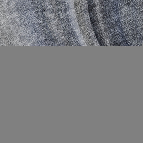 8' Blue Ivory And Gray Ombre Washable Round Rug With UV Protection