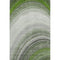 8' X 10' Green Ivory And Gray Ombre Washable Area Rug With UV Protection